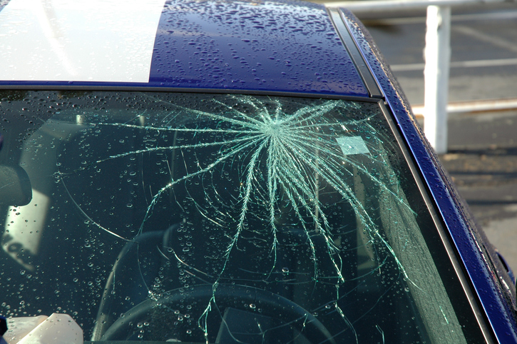 For severe damage it is best to replace the windshield