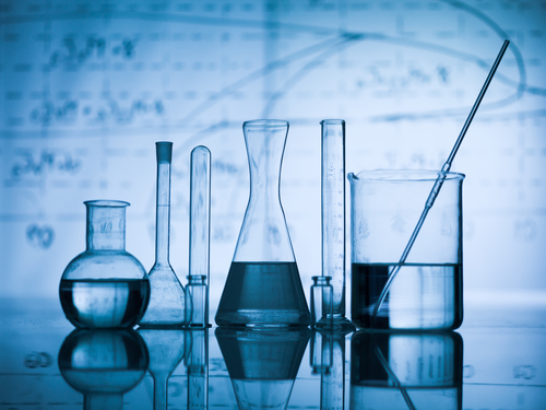Glass is also used to make lab flasks