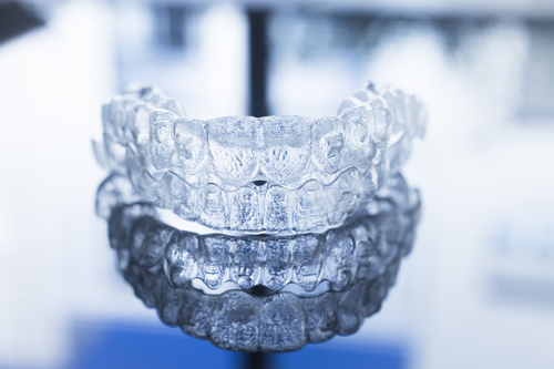Invisible teeth braces made from glass